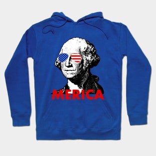 george washington merica American Flag sunglasses Hoodie